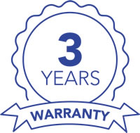 3 años de garantía